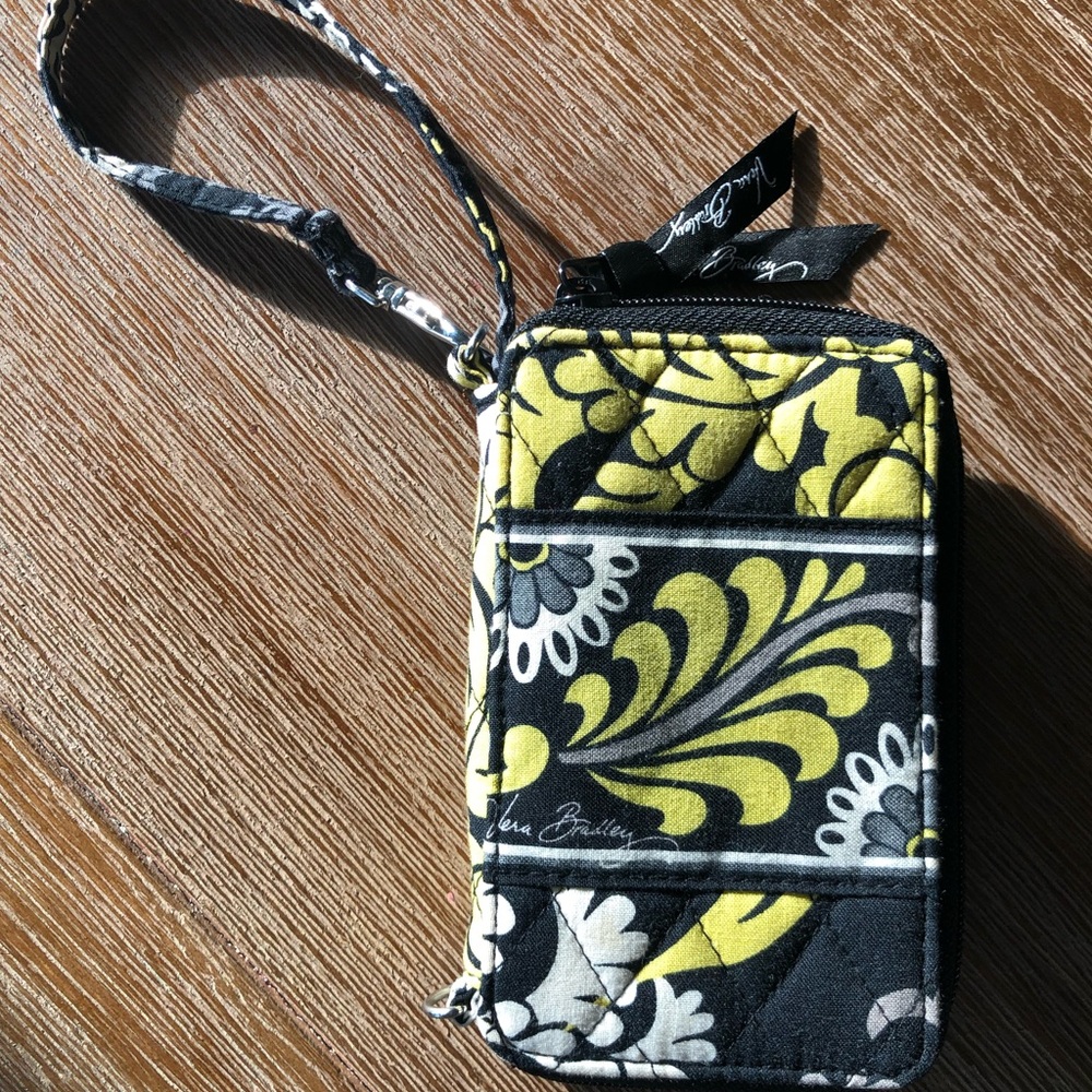 Vera Bradley wristlet wallet cell phone holder